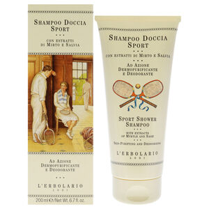 Sport Shower Shampoo by LErbolario for Unisex - 6.7 oz Shampoo